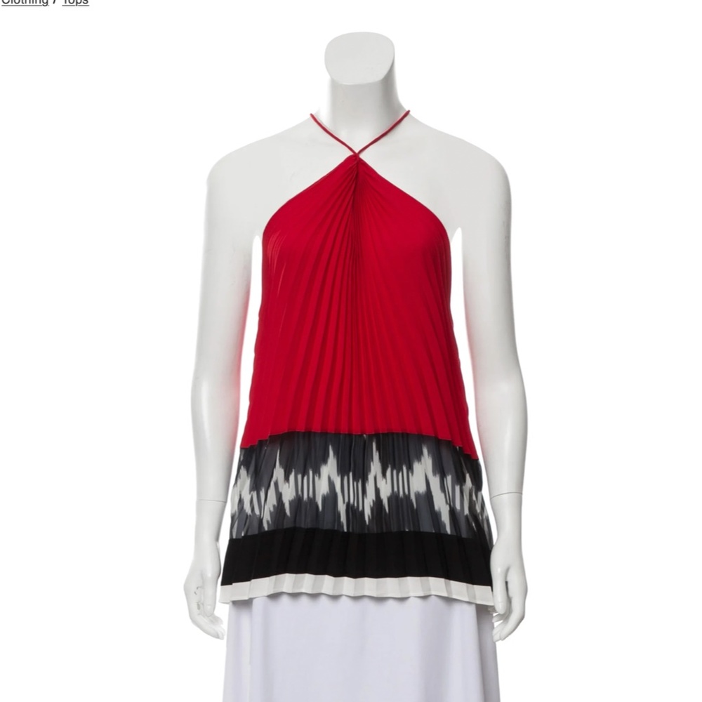 ALTUZARRA Pleated Printed